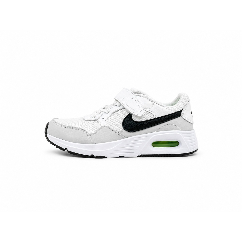 Nike Air Max SC PSV Kids Shoes White Gray Volt Sneakers Hook & Loop